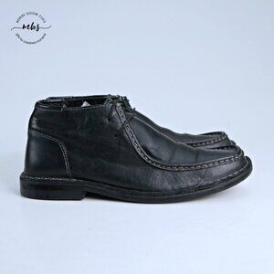 Steve Madden Handler Wallabee Boots Black Men 8